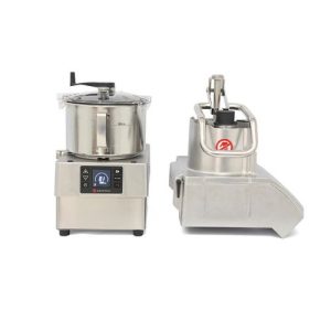 2-1 CORTADORA DE HORTALIZAS Compact (650 kg/h) + CUTTER CON CALDERO DE 8 l