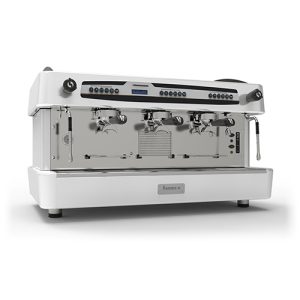 MÁQUINA DE CAFÉ EXPRESSO AUTOMÁTICA 3 GRUPOS - BLANCA