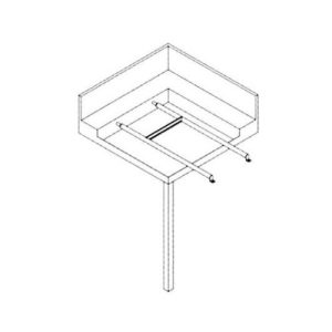 TAPETE DE ENTRADA DE LADO , LCA 770x770x880 mm