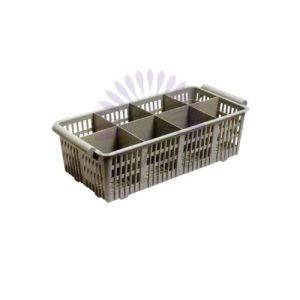 CESTA PARA CUBIERTOS CON 8 COMPARTIMENTOS