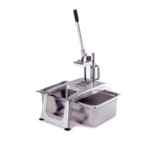 CORTADORA MANUAL PARA PATATAS FRITAS CON REJILLA 10x10 mm