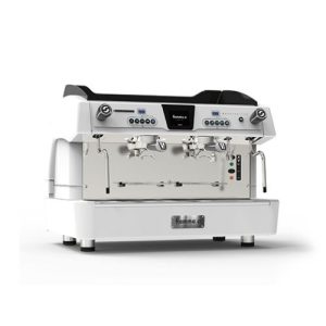 MÁQUINA DE CAFÉ EXPRESSO AUTOMÁTICA 2 GRUPOS - BLANCA