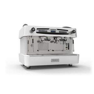 MAQUINA DE CAFÉ EXPRESSO AUTOMÁTICA 2 GRUPOS BLANCA