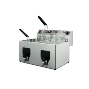 FREIDORA ELÉCTRICA 8+8 l, sobremesa