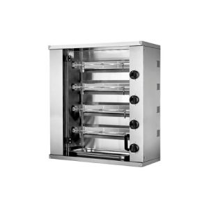 ASADOR DE POLLOS COMPACTO A GAS - 4 espadas
