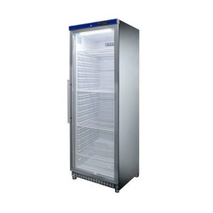 ARMARIO FRIGORÍFICO DE CONSERVACIÓN CON PUERTA DE CRISTAL, 511 l - inox